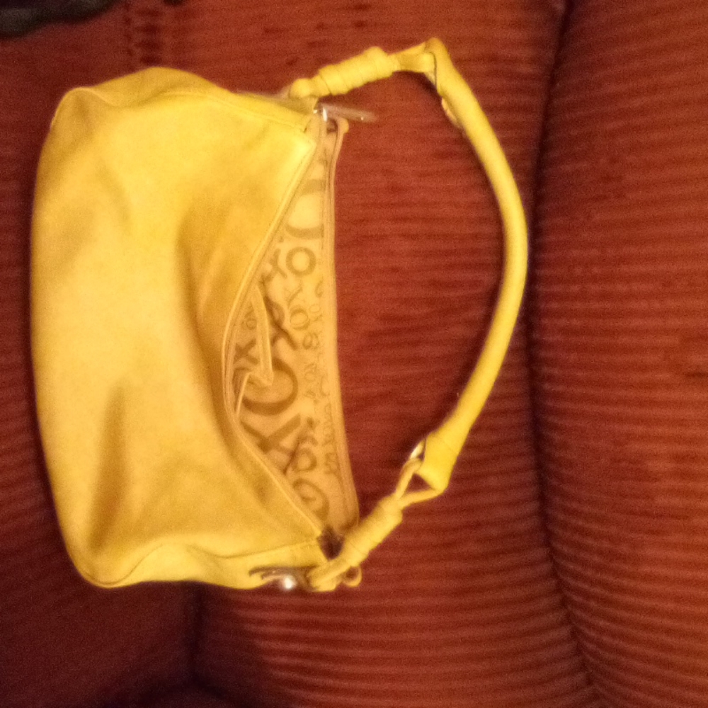 Tan xoxo satchel bag